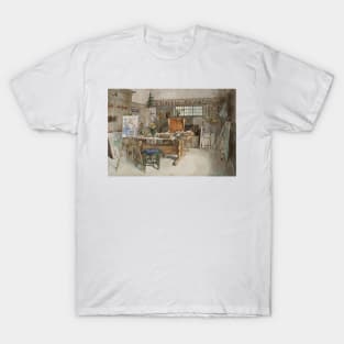 The Studio. From A Home by Carl Larsson T-Shirt